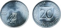 Slovenia 20 Stotinov Slovenia 1992 20 Stotinov Aluminium (98% Aluminium, 2% Magnesium) Bayerisches Münzkontor Mint (2515000) 0.69g BU KM 8 Schön 2 Č -