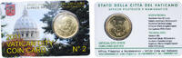 Vatican City 50 Euro Cents Vatican City City State 2011 R 50 Euro Cents Coin Cards - Benedict XVI (2nd Map) Nordic gold (89% Copper, 5% Aluminium, 5% Zinc, -