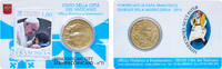 Vatican City 50 Euro Cents Vatican City City State 2016 R 50 Euro Cents Coin Cards- Francis Nordic gold (89% Copper, 5% Aluminium, 5% Zinc, 1% Tin) Rome Mi -