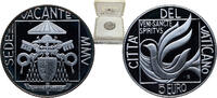 Vatican City 5 Euros Vatican City City State 2005 R 5 Euros - Sede Vacante Silver (.925) Rome Mint (13440) 18g PF KM 373 -