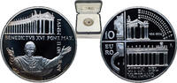 Vatican City 10 Euros Vatican City City State 2006 R 10 Euros - Benedict XVI (St. Peter's Collonade) Silver (.925) Rome Mint (14160) 22g PF KM 396 -