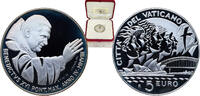Vatican City 5 Euros Vatican City City State 2008 R 5 Euros - Benedict XVI (World Youth Day) Silver (.925) Rome Mint (9600) 18g PF KM 406 -