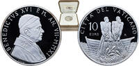 Vatican City 10 Euros Vatican City City State 2011 R 10 Euros - Benedict XVI (Priestly Ordination) Silver (.925) Rome Mint (9998) 22g PF KM 428 -