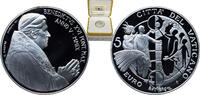 Vatican City 5 Euros Vatican City City State 2009 R 5 Euros - Benedict XVI (Fighting Poverty) Silver (.925) Rome Mint (9600) 18g PF KM 415 -