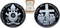 Vatican City 10 Euros Vatican City City State 2016 R 10 Euros - Francis (World Youth Day - Krakow) Silver (.925) Rome Mint (5500) 22g PF KM 487 -
