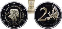 Vatican City 2 Euros Vatican City City State 2017 R 2 Euros - Francis (St. Peter and St. Paul) Proof Bimetallic: nickel brass clad nickel centre in c -