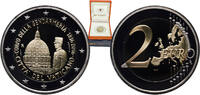Vatican City 2 Euros Vatican City City State 2016 R 2 Euros - Francis (Vatican Gendarmerie) Proof Bimetallic: copper-nickel clad nickel centre in nic -