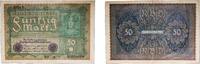 Germany 50 Mark Germany German states 1919 50 Mark (Reichsbanknote) Paper VF P 66 -