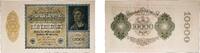 Germany 10 000 Mark Germany Weimar Republic 1922 10 000 Mark (Reichsbanknote; small issue) Paper AU P 72 -