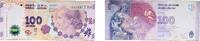 Argentina 100 Pesos Argentina Federal Republic ND (2017) 100 Pesos Paper XF P 358b-358d Bottero 4301 to 4345a -
