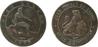 Spain 10 Centimos Spain Provisional Government 1870 ????OM 10 Centimos - Provisional Government Bronze (95% copper, 4% tin, 1% zinc) Barcelona Min -