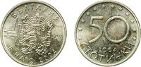 Bulgaria 50 Stotinki Bulgaria Republic 2004 50 Stotinki (NATO) Nickel brass Bulgarian Mint (1000000) 5.01g UNC KM 272 -