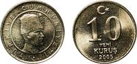 Turkey 10 Kuruş 2005 Turkish State Mint Turkey Republic 2005 10 Yeni Kur... 3,30 EUR prix TTC + 10,00 EUR frais d'envoi