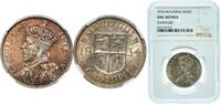 Mauritius 1 Rupee Mauritius British crown colony 1934 1 Rupee - George V Wonderful patina Silver (.916) Royal Mint (Tower Hill) (1500000) 11.66g N -