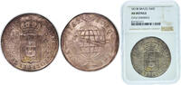 Brazil 960 Réis Brazil Portuguese colony 1810 R 960 Réis - João Prince Regent Silver (.896) Casa da Moeda do Brasil Mint (1059608) 26.89g NGC AU -