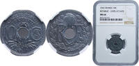France 10 Centimes France Vichy French State 1941 10 Centimes (Lindauer) Zinc Paris Mint (235875200) 2.5g NGC MS 64 Franc 2014 140/2 KM 896 -