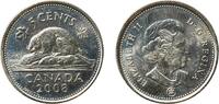 Canada 5 Cents Canada Commonwealth 2008 5 Cents - Elizabeth II (4th portrait; magnetic with RCM logo) Nickel plated steel (278530000) 3.98g UNC -