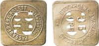 Sweden 35 Öre Sweden Kingdom ND Token - Stockholms Ångslups Aktiebolag Copper-aluminium 2.19g UNC -