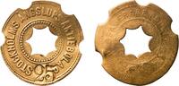 Sweden 25 Öre Sweden Kingdom ND Token - Stockholms Ångslups Aktiebolag Brass 1.26g AU -