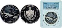 Cuba 10 Pesos Cuba Second Republic 1990 10 Pesos (First Voyage of Columbus) Silver (.999) Empresa Cubana de Acuñaciones Mint 20g PCGS PR 64 K -