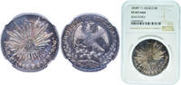 Mexico 8 Reales Mexico Federal Republic 1868 Pi PS 8 Reales Silver (.903) Mexican Mint 27.07g NGC VF KM 377.12 -