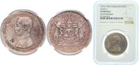Thailand 1 Baht Thailand Kingdom ND(1876-1900) 1 Baht - Rama V (without date) Silver (68483860) 15g NGC VF Chopmarked Y 34 -