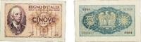 Italy 5 Lire Italy Kingdom 1940 5 Lire - Victor Emanuel III Paper (305000000) VF P 28 -