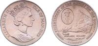 Isle of Man 1 Crown British Crown dependencies Isle of Man 1989 PM 1 Crown - Elizabeth II (Pitcairn Island) Copper-nickel Pobjoy Mint 28.3g BU KM 2 -