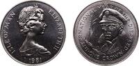 Isle of Man 1 Crown British Crown dependencies Isle of Man British dependency 1981 PM 1 Crown - Elizabeth II (Sir Francis Chichester) Copper-nickel -