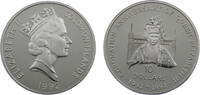 Solomon Islands 10 Dollars Solomon Islands Commonwealth Nation Elizabeth II 1992 10 Dollars Coronation Jubilee -