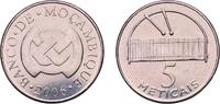 Mozambique 5 Meticais Mozambique Republic 2006 5 Meticais Nickel plated steel 6.54g UNC KM 139 -