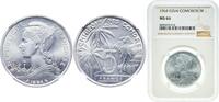 Comoro Islands 5 Francs Comoro Islands 1964 5 Francs (Essai) Aluminium Paris Mint (1700) 3.73g NGC MS 66 KM E3 Lec 36 -