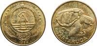 Cape Verde 1 Escudo Cape Verde Republic 1994 1 Escudo Brass plated steel Royal Mint 2.46g UNC KM 27 Schön 26 -