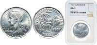 Comoro Islands 5 Francs Comoro Islands Autonomous State of France 1964 5 Francs Aluminium (95% Aluminium, 5% Magnesium) Paris Mint (1000000) 3.73g NGC M -