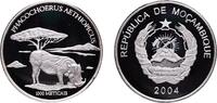 Mozambique 1000 Meticais Mozambique Republic 2004 1000 Meticais (Phacochoerus aethiopicus) Silver (.980) 20.4g PF -