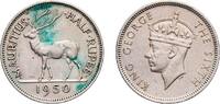 Mauritius ½ Rupee Mauritius British crown colony 1950 ½ Rupee - George VI Copper-nickel Royal Mint (Tower Hill) (1000000) 5.79g XF KM 28 Schön 29 -