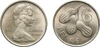 The Gambia 6 Pence The Gambia Constitutional Monarchy Within The Commonwealth 1966 6 Pence - Elizabeth II (2nd Portrait) Copper-nickel (75% Copper, -