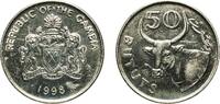 The Gambia 50 Bututs The Gambia Republic 1998 50 Bututs Copper-nickel 9.79g UNC KM 58 Schön 67 -