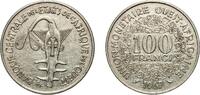 Western African States 100 Francs CFA Western African States Central Bank of Western African States 1967 100 Francs CFA Nickel Paris Mint 7.06g XF KM 4 Schön 15 -