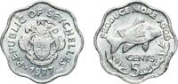 Seychelles 5 Cents Seychelles Republic 1977 5 Cents (FAO) Aluminium Heaton and Sons / The Mint Birmingham Limited (300000) 0.79g UNC KM 31 -