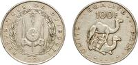 Djibouti 100 Francs Djibouti Republic 1991 100 Francs Copper-nickel (75% Copper, 25% Nickel) Paris Mint (1200000) 12.15g XF KM 26 Schön 23 -