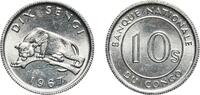 Republic of the Congo (Léopoldville) (1960-1971) 10 Sengis Congo Democratic Republic 1967 10 Sengi Aluminium (Aluminium 97%, Magnesium 3%) Heaton and Sons / The Mint Birmingham Limited (9 -