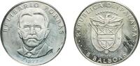 Panama 5 Balboas Panama Republic 1977 FM 5 Balboas (Belisario Porras; Silver Proof Issue) Silver (.925) The Franklin Mint (9548) 34.77g PF KM 40 -