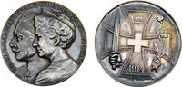Germany Medal Germany Empire Wilhelm II 1914 Medal Wilhelm II and Auguste Victoria, Eisernes Kreuz, 34mm -