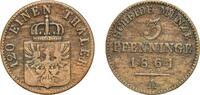 Kingdom of Prussia 3 Pfenninge 1861 A Berlin Mint Germany Kingdom of Pru... 4,40 EUR  + 10,00 EUR frais d'envoi