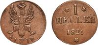 Free imperial city of Frankfurt 1 Heller 1821 F Frankfurt am Main Mint G... 44,00 EUR  + 10,00 EUR frais d'envoi