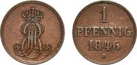 Kingdom of Hannover 1 Pfennig 1846 B Hanover Mint Germany Kingdom of Han... 13,20 EUR  + 10,00 EUR frais d'envoi