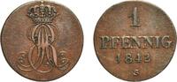 Kingdom of Hannover 1 Pfennig 1842 S Hanover Mint Germany Kingdom of Han... 16,50 EUR  + 10,00 EUR frais d'envoi