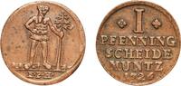 Principality of Brunswick-Wolfenb&uuml;ttel 1 Pfennig 1726 EPH Zellerfeld Min... 44,00 EUR  + 10,00 EUR frais d'envoi