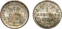 Kingdom of Bavaria 1 Kreuzer 1871 Munich Mint Germany Kingdom of Bavaria... 33,00 EUR  + 10,00 EUR frais d'envoi